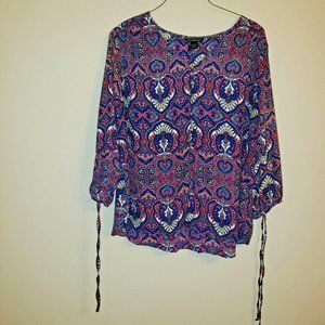 Cato women’s blouse top plus size 18/20W paisley
